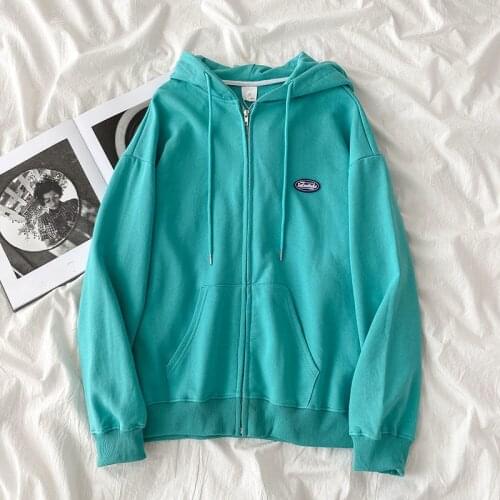 2021 Spring Kids Clothes Girls Hooded Sweater Korean Fashion Zipper Childrens Top Baby Hoodie Hoodies Hoodies Boys Sweatshirts