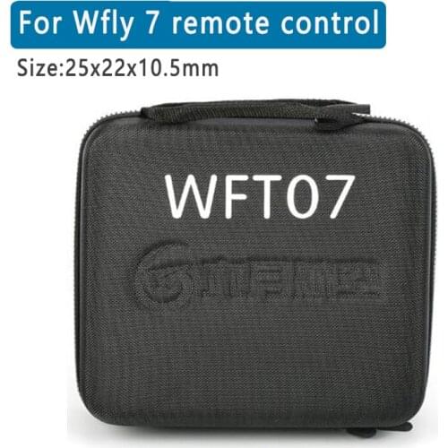 Wfly Waterproof Transmitter Remote Control Carrying Suitcase Case Hand Bag Box for WFT07 Remote Control