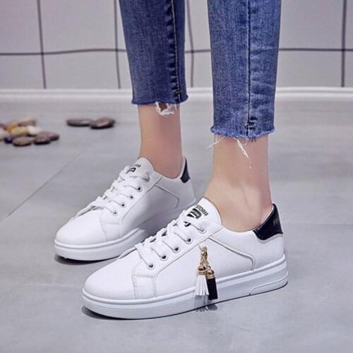 Ladies Breathable Running Student Casual Sneakers Fashion Shock Absorption Flat Comfortable Wear-resistant Womens Shoes