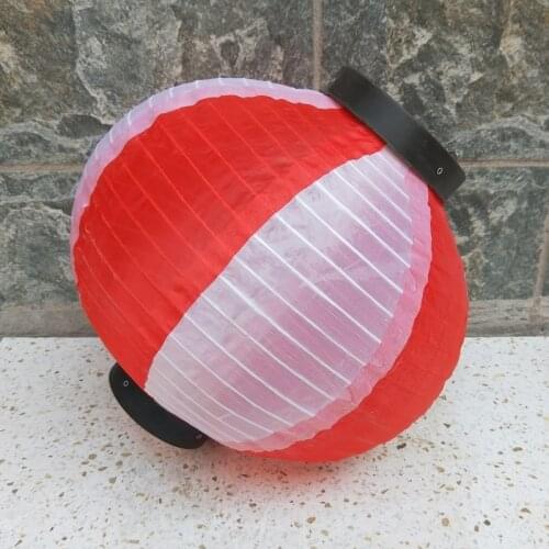 1pc 25cm 30cm 35cm Red white blue Round Paper Lantern Japanese lantern decorated Restaurant Wedding Party Home Decor