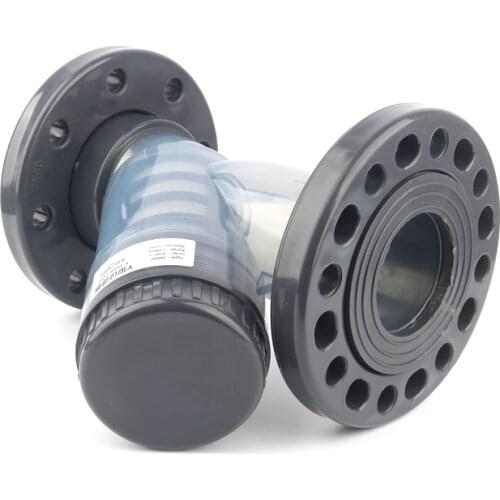 3" DN80 Big Y-Type Transparent U-PVC Filter Visible Pipe Line Filter Agricultural Irrigation System Industrial Pump Tube Filters