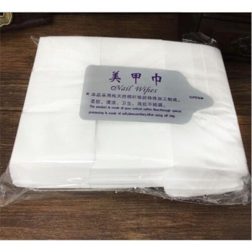 900PCS Nail Tools Bath Manicure Gel Nail Polish Remover Lint-Free Wipes Cotton Napkins For Nails 200pack