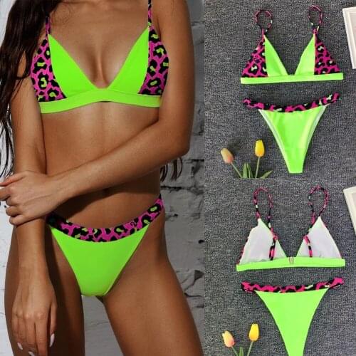 Brand New Women One-Piece Suits Fashion Sexy Women Bikini Push-up Padded Bra Patchwork Swimsuit Swimwear Bathing Suit Hot 2019