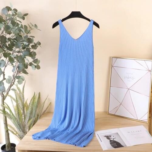 ALYBVGVHV Fashionable Knitted Dresses