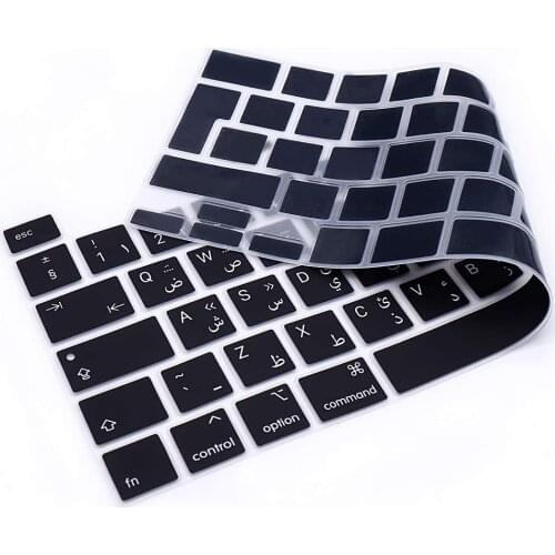 Arabic EU Version For MacBook Pro 13 2020 A2289 A2251 for 2020 16 Inch Macbook Pro A2141 Release Silicone Keyboard Cover Skin