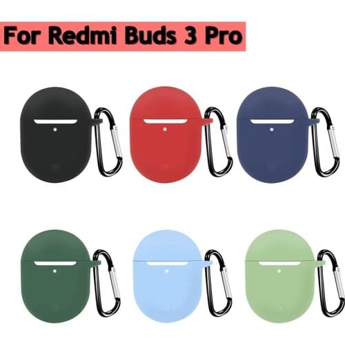 Earphone case for xiaomi redmi buds 3 pro wireless shell earbuds 3pro protect headset for redmy buds3 pro silicone cover