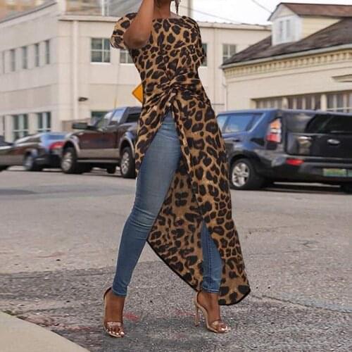 CMBJQE Leopard Blouses