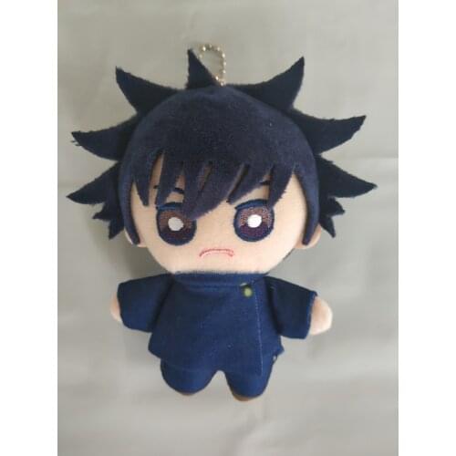 Jujutsu Kaisen Fushiguro Megumi Toy Doll Nobara Gojo Yuji Nanami Plush Doll Stuffed Toy Key Ring Bagpack Phone Pendants 10cm