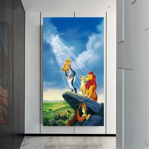 Disney Cartoon Movie Crazy Zoo Anime Poster and Print Canvas Painting Wall Art Picture Home Decoration Room Decor