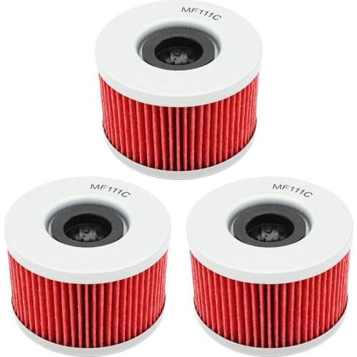 1/2/3pcs Oil Filter For Honda CM250 CM 250 Custom CM400 CM400E CM400T CM 400 CM450 CM450E CMX450 Rebel CMX 450 1979-1986