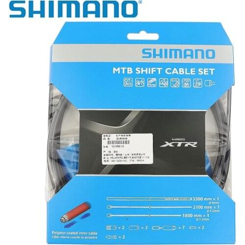 Shimano XTR M9000 MTB shift cable set inner cable and outer casing genuine goods Mountain bicycle Accessories