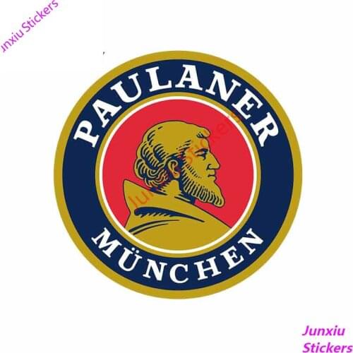 Paulaner Munchen Car Sticker and Decal Sunscreen Creative Windshield Window Scratch-Proof Decoration Accessories KK13*13cm