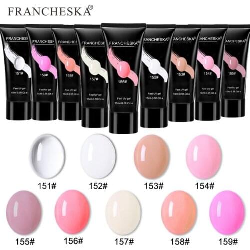 NEW Nail Gel Hard Jelly Hard Gel Kit Set Nail Builder Acryl Gel Nail Extension Clear Camouflage Pink Oje Nail Art