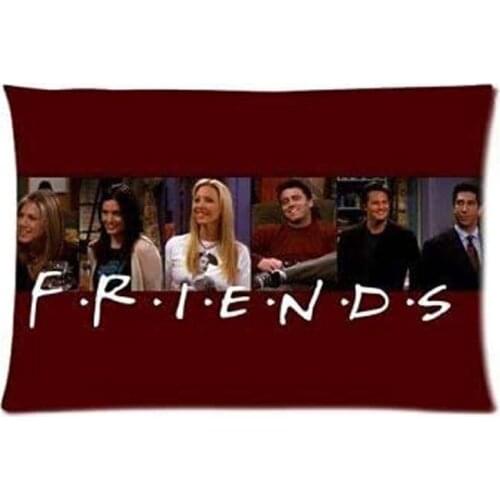 Popular TV Friends Print Pillow case Protectors Custom Zippered Pillow Case 20X30inch Two Sides Bedroom Decoration Pillow Cover