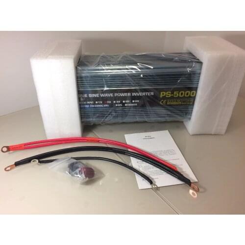 5KW Pure Sine Wave Solar Inverter 12V 220V 5000W Car Power Inverter High Voltage Converter 24V/48V DC to 220V/240V AC