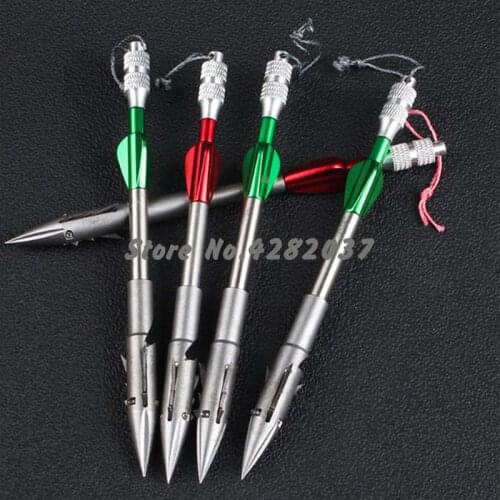 3/5pcs Stainless Steel Slingshot Fishing Slingshot Catapult Dart Arrow Hunting Hunting Skills Fishing Slingshot Accessories Tool