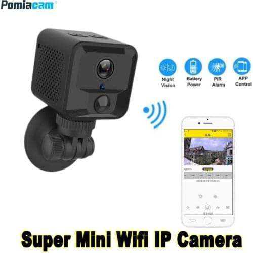 S9 Super MINI IP Camera with HD 1080P resolution, Wearable H.265 efficient video compression support infrared WIFI