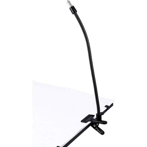 Photo Studio Lighting Light Stand Clamp Background Clip Gooseneck Mount Clip Ajustable Jaws Flex 20" Gooseneck Extension for Gop