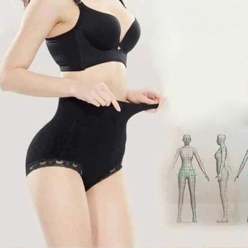 High Quality Women Thin Panty Casual Solid Color Sexy Lace Briefs Fashion Ladies Seamless High Waist Patchwork Panties For Women