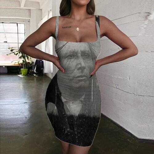 Giyu Brand Indios Dress Women Painting 3d Print Retro Sundress Womens Clothing Plus Size Beach Beach Fashion