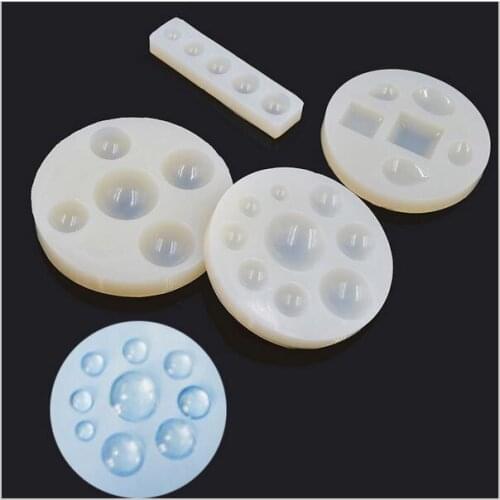 1pcs Silicone Necklace Mold Pendant Mold with hole Resin Silicone Mould Diy Jewellery Making resin molds for jewelry