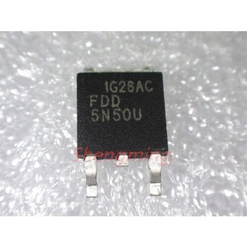 10pcs FDD5N50U TO-252