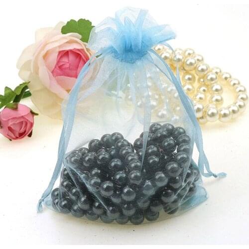 100pcs Organza Bags 10x15cm bolsas de organza Jewelry Pouch organza Small Gift Bag Wedding Supplies 7zSH314