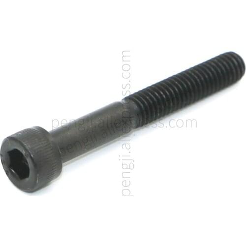 50PCS M6 - 1.0 x 45mm Socket Head Cap Screws Metric, Allen Socket Drive, 12.9 Grade Alloy Steel, DIN 912, Black Oxide Finish