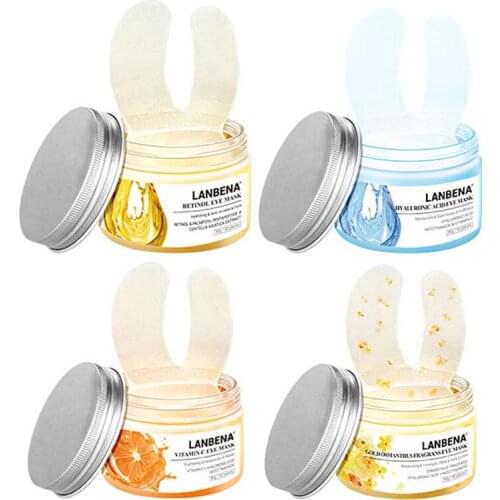 50PCS Eye Patches Hyaluronic VC Retinol Golden Osmanthus Acid Moisturizing Serum Anti-Aging Dark Circle Firming Eyes Skin