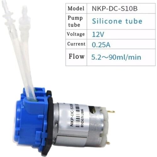 8 Types Mini Peristaltic Pump 12V/24V Aquarium DIY Pump Laboratory Pump Blue Self-priming Pump High Pressure