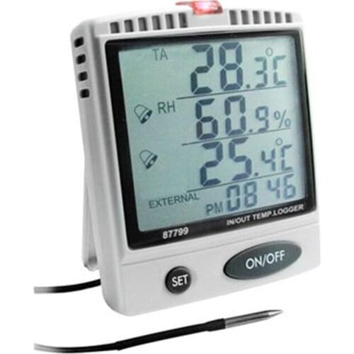 AZ87799 Temperature gauge prices with SD card the table temperature and humidity logger