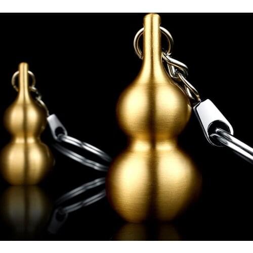 Gourd Pendant Key Chain Car Styling Upscale Keychain Business Gift Key Ring for Jeep Hyundai BMW Subaru Chevrolet Ford Volvo KIA