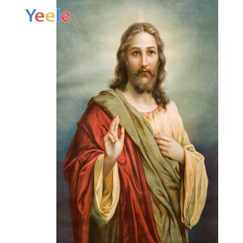 Yeele Old Master Backdrops Jesus Photographic Backgrounds Aura Christ Portrait Painting Photography Backdrops For Photo Studio