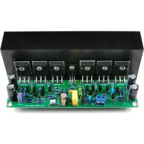 L15 Mono Power Amplifier Board with Heatsink IRFP240 IRFP9240 150W 300W 600W