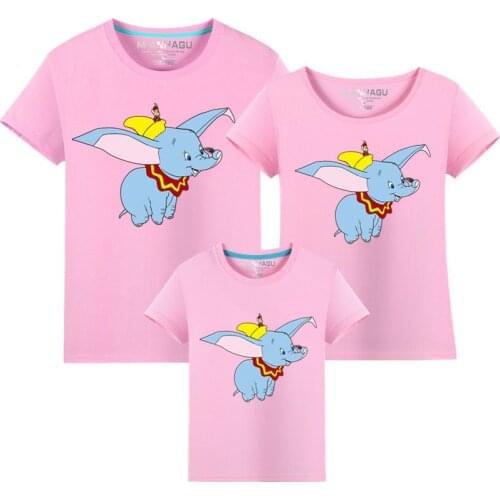 Honey Wea Summer T-shirts Mom and Me Clothes Mommy and Daughter Father and Son Clothes Family Matching Baby Girl Clothes