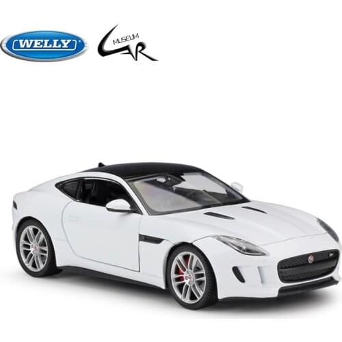 WELLY 1:24 Model Car Simulation Alloy Metal Toy Car Childrens Toy Gift Collection Model Toy Gifts Jaguar JAGUAR F-Type Coupe