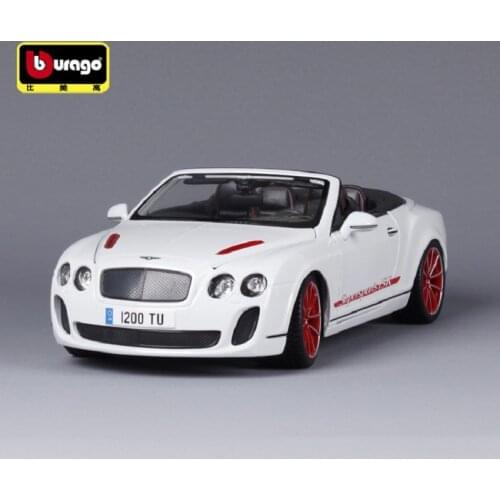 1:18 Simulation alloy sport car Diecast model For Bentley ISR with Steering wheel control front wheel steering with original box