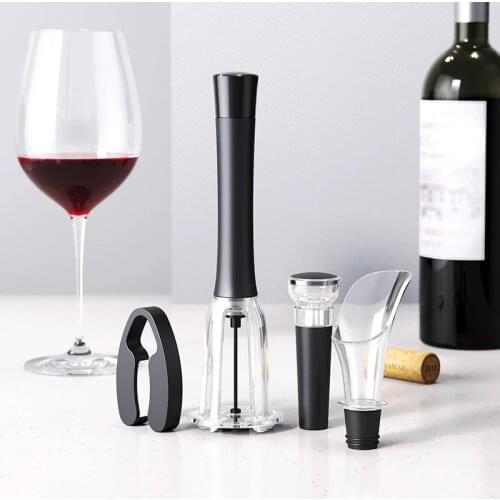 Wine Opener Air Pump Wine Bottle Opener Air Pressure Corkscrew Creative Wine Bottle Opener Suit Kitchen Tools Bar Accessories