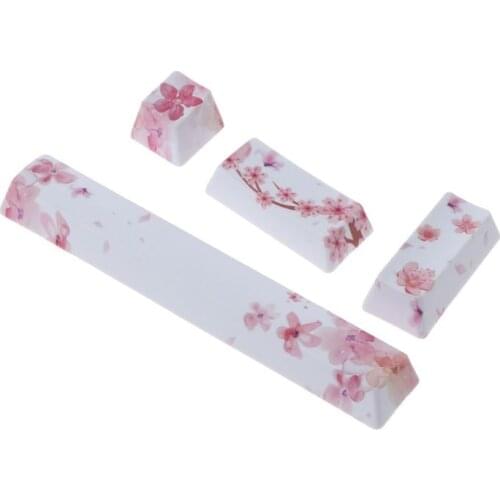 LX9B Replace SpaceBar Keycap PBT Five Sides Dye-Subbed Spacebar 6.25U Cherry Profile Space Bar Keycap for DIY Mechanical