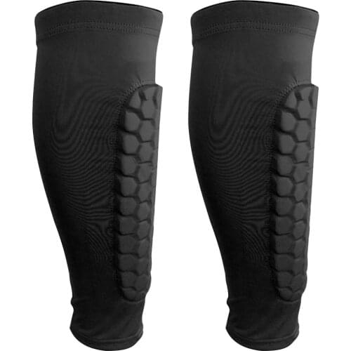 2pcs M/L/XL Sport Protect Calf Protective Sleeve Professional Crashproof Shin Guards Fit For Soccer Basketball Cycling Climbing