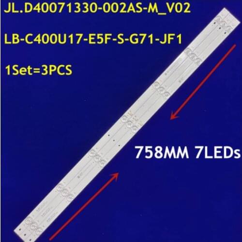 LED Backlight strip lamp for 40"TV LB-C400F17-E63-S-G11 CRH-ZG40E6000S1303007037AS JL.D40071330-002AS-M
