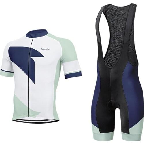 Runchita team Cycling Jerseys set Summer Quick-Dry Bike Cycling Clothing Breathable Bike Clothes Men Outdoor short sleeve set