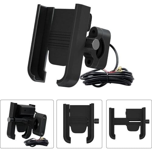 Bicycle Wireless Charger Phone Holder Fast Charge Cell Phone Mount For Samsung iphone Motorbike ATV Mobile Smart Phone Stand