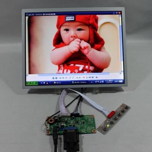 VGA LCD Controller Board with 12.1inch 800x600 lcd panel LQ121S1LQ73