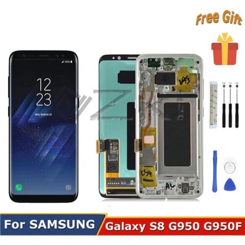 For SAMSUNG Galaxy S8 LCD G955U G955f G955fd S8 Plus Display Touch Screen G950U G950W G950 Amoled G950F Screen Assembly