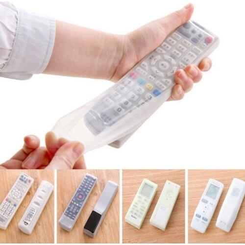 1pc Home Air Conditioning and TV Remote Control Silicone Protective Cover the remote control silicone protection kits Dust Cover