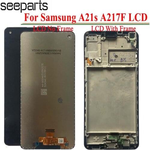 100% Tested LCD For Samsung Galaxy A21s A217 LCD Touch Screen Digitizer Assembly For Samsung A21s LCD SM-A217F/DS Display