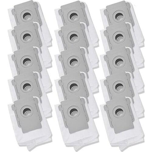 15PCS Dust Bags for IRobot Roomba I7 I7+ E5 E6 S9 S9+ Robot Vacuum Cleaner Filter Bag Replacement Accessories