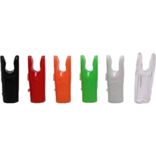 20pcs/lot Archery Arrow Nocks For Carbon Arrow Shaft Plastic Arrow Tails DIY Arrow Knocks Replacement