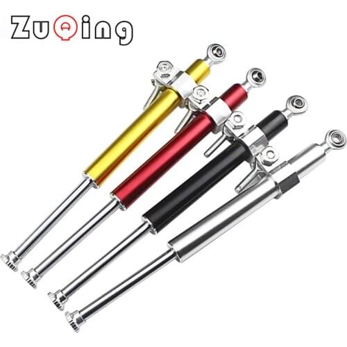 4Colors Universal Motorbike Shock Absorber Direction Damper Accessories 330mm Aluminum Motorcycle Steering Damper ForkStabilizer